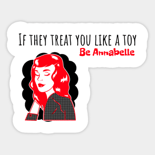 Be Annabelle Sticker